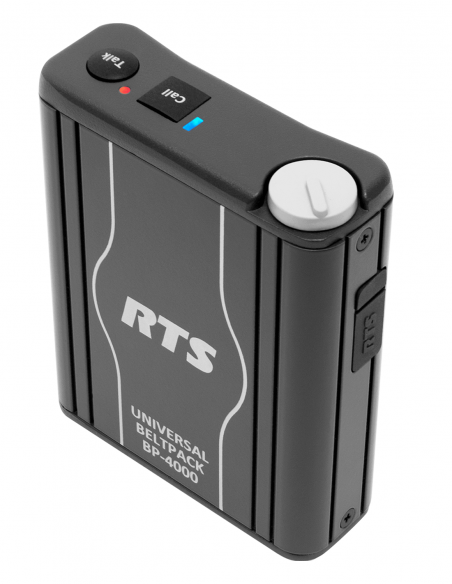 RTS | BP-4000-A4M |  Boîtier ceinture universel mono-canal | XLR4M